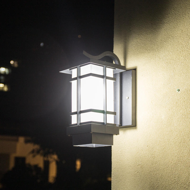 Nieuwe Chinese outdoor wandlamp eenvoudige moderne creatieve binnenplaats lamp gang waterdichte buitenmuur balkon wandlamp manufact