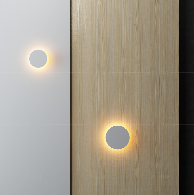 2023 hete verkoop LED indoor led wandlamp decoratieve ronde vorm wandlamp voor gang wandmontage