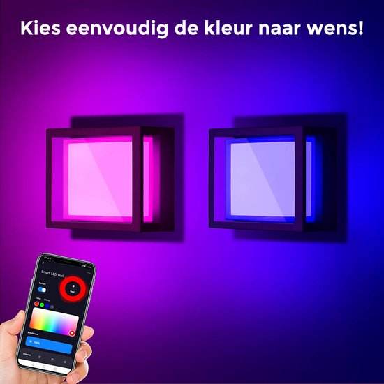 10W TUYA APP verlichting Acryl waterdichte wandlamp voor tuindecoratie met fabrieksprijs voor woonkamerverlichting