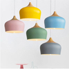 Nordic eetkamer kroonluchter drop plafond verlichting creatieve led inbouw plafond verlichting slaapkamer studie woonkamer Macaron kleur bar lamp indoor kroonluchter lamp