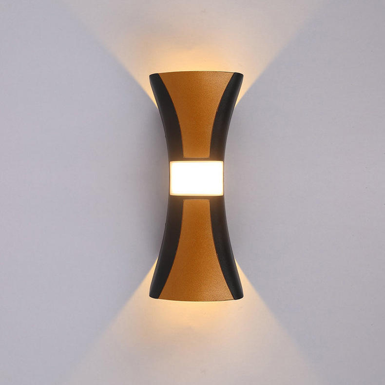 betrokken Outdoor Wandlamp LED Lange Wandlamp IP65 Aluminium Licht Tuin Villa Veranda Blaker Licht 110V 220V Blaker Armatuur