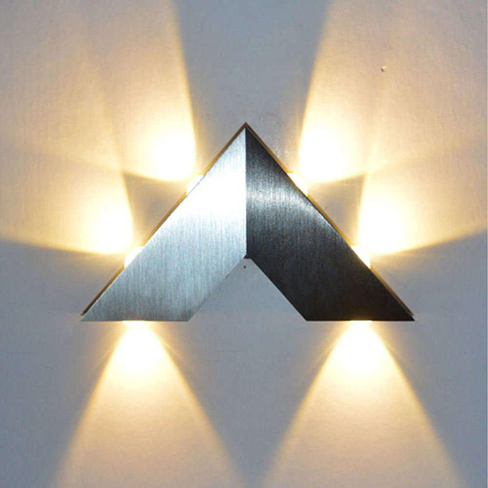 Decoraitive led-licht V-vorm wandlamp en moderne binnenverlichting fabriek paice wandlamp aluminium lamp led wandlamp