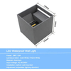 Industriële stijl AC85-265V waterdichte IP65 verstelbare straal aluminium buiten LED kubus waterdichte wandlamp