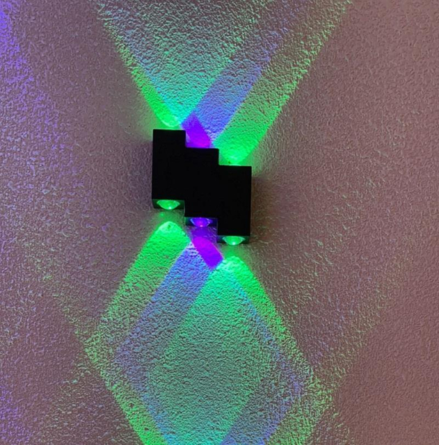 Decoratieve led-licht waterdichte trapwandlamp en modern buitennachtlampje