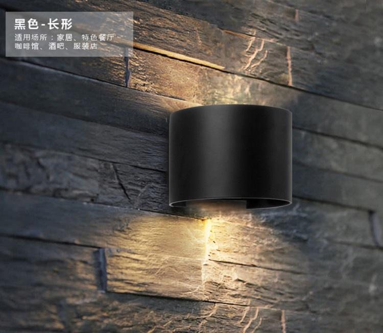 Waterdichte halfronde design led-wandlamp 6W buitenverlichting met fabrieksprijs Armaturen Light Lamp Sconce