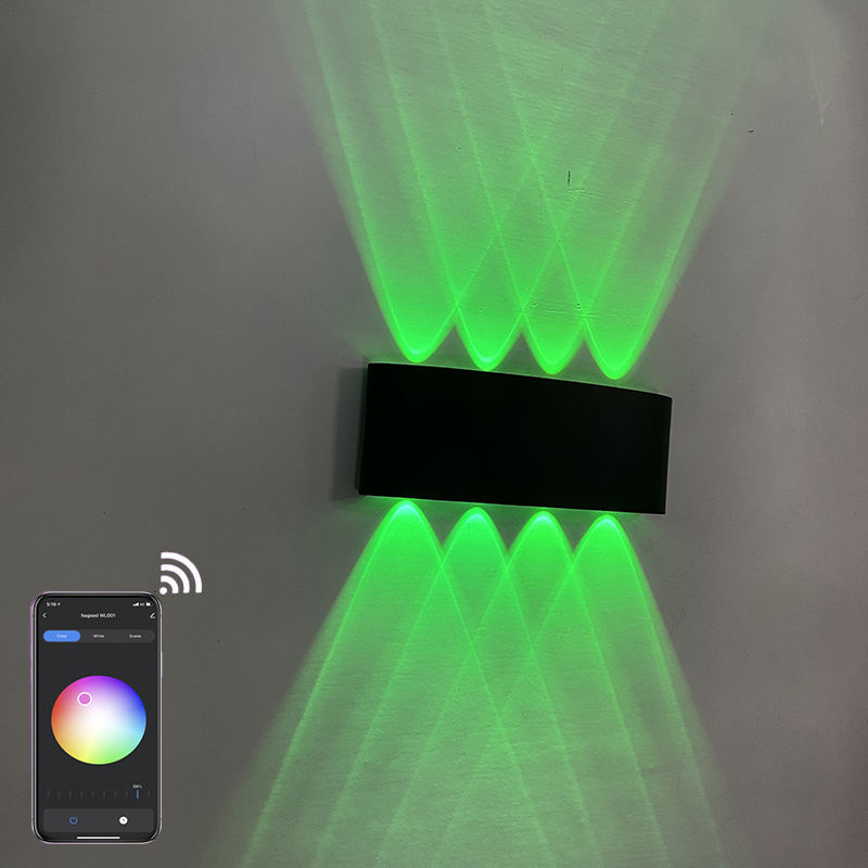 buitenwandlamp APP Afstandsbediening Bluetooth-compatibel Gebruikt voor vakantiedecoratie Bar wandlamp verbinden met ALEXA