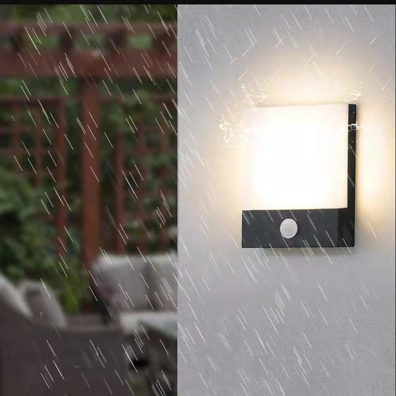 Nieuw Model gedurende IP65 Buiten Tuin Decoratief aluminium Acryl LED Wandlamp Fabriek Directe Verko Woonkamer Slaapkamer