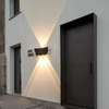 Buitenwandlamp Led-verlichting Ip65 Waterdicht Rond Vierkant Opbouw Op en neer Moderne buitenwandlamp