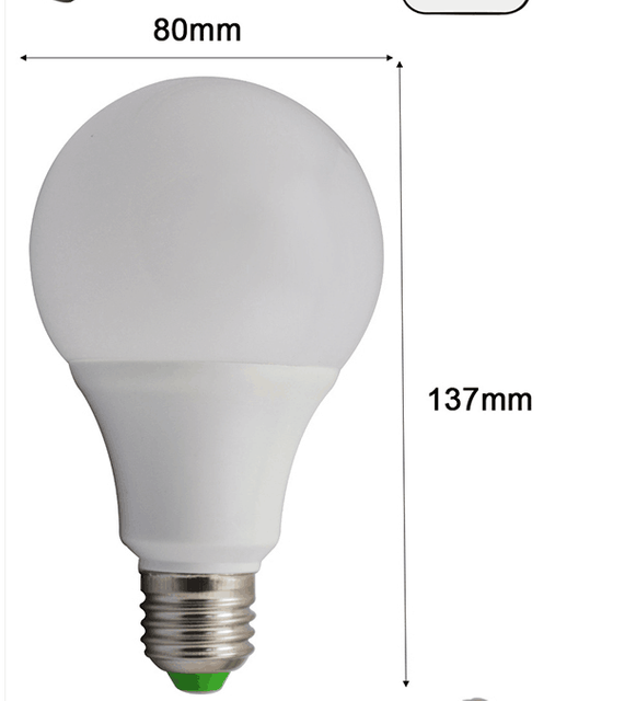 A70 15W GEGOTEN ALUMINIUM E27 BASIS LED-LAMP PC-afdekking LED fabriek 5W 6W 8W 9W 12W HAGOOD LIGHTING COMPANY