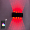 2022 Tuya App Smart Home Wifi App Gecontroleerde 85-265V Rgbw IP65 Aluminium Waterdichte Led Tuin Lamp smart Led Outdoor Up En Down Wandlamp