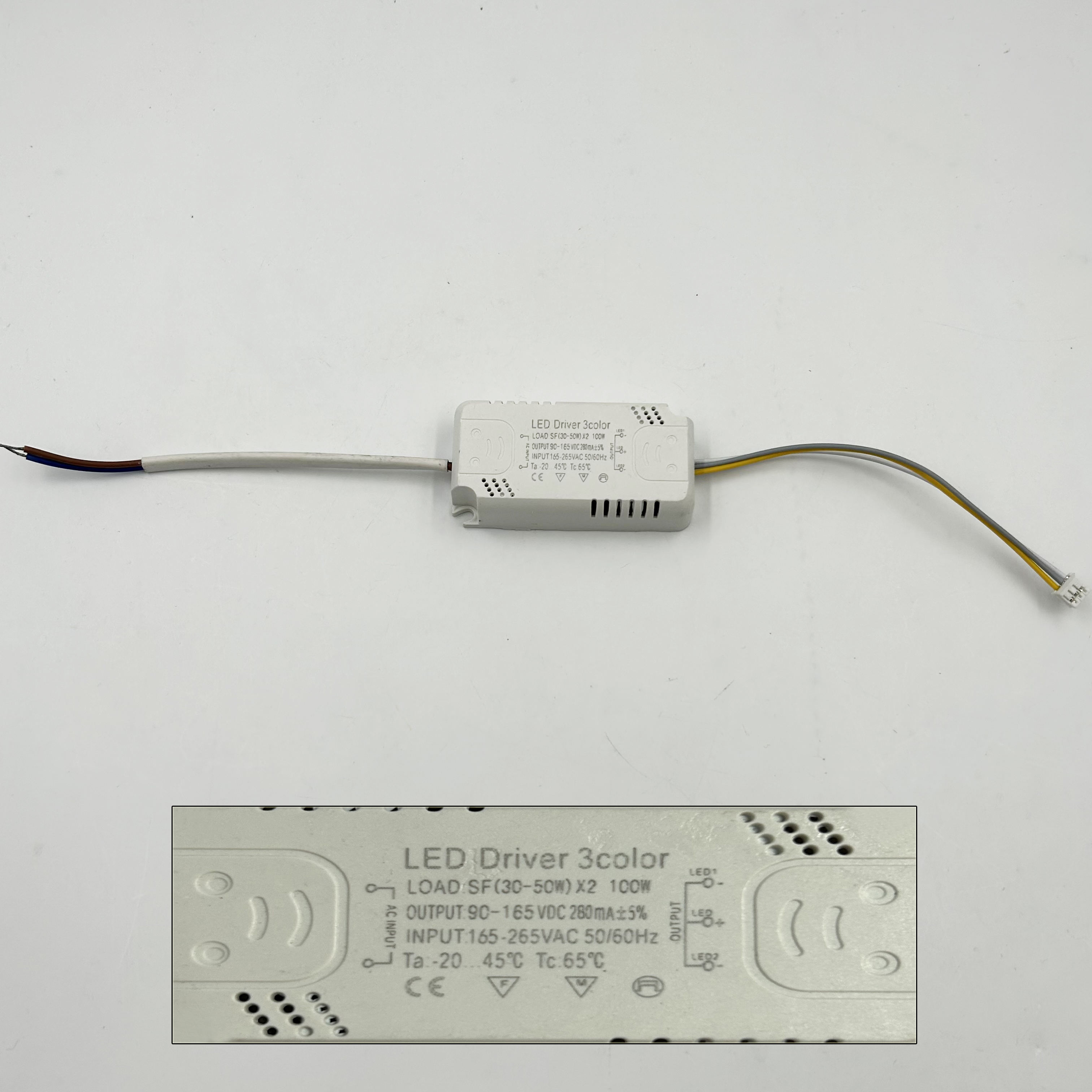 100W 140W 160W LED Driver Verlichting Transformers Drie kleur temperatuur driver Niet-Warterpoof COB LED chip Voeding