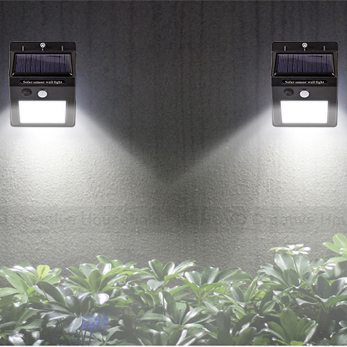 LED Solar Power Light 20LED Wandmontage Licht PIR Bewegingssensor Outdoor Waterdichte zonneboiler