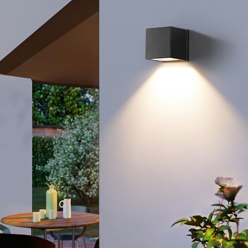 Solar Light Outdoor Wandlamp Tuin Up Down Waterdicht Aluminium Zonlicht Wandkandelaar Lamp Solar LED Light Outdoor