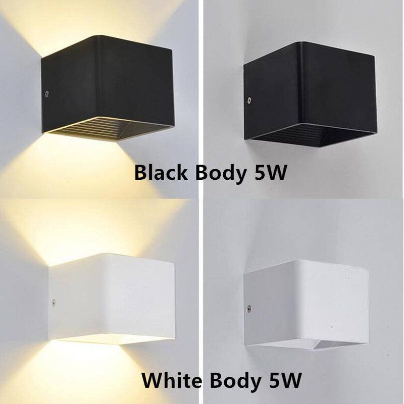 3w 5w vierkante wandlamp indoor led-verlichting led binnenverlichting aardewerk kubus indoor wandlamp vierkant klein nachtlampje unieke wandlamp indoor hoteldecoratie goede kwaliteit 
