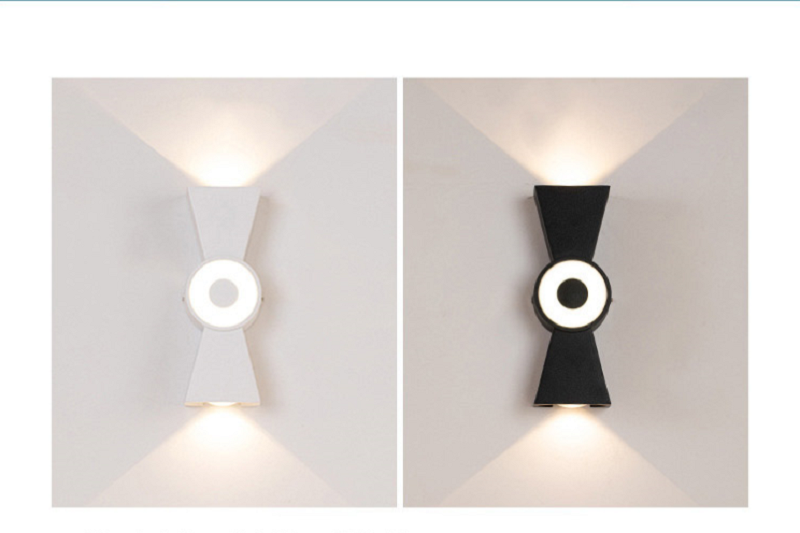 6W Led Waterdicht Outdoor up en down verlichting tuin Hoornvorm IP65 loft wandlamp buiten led wandkandelaar modern