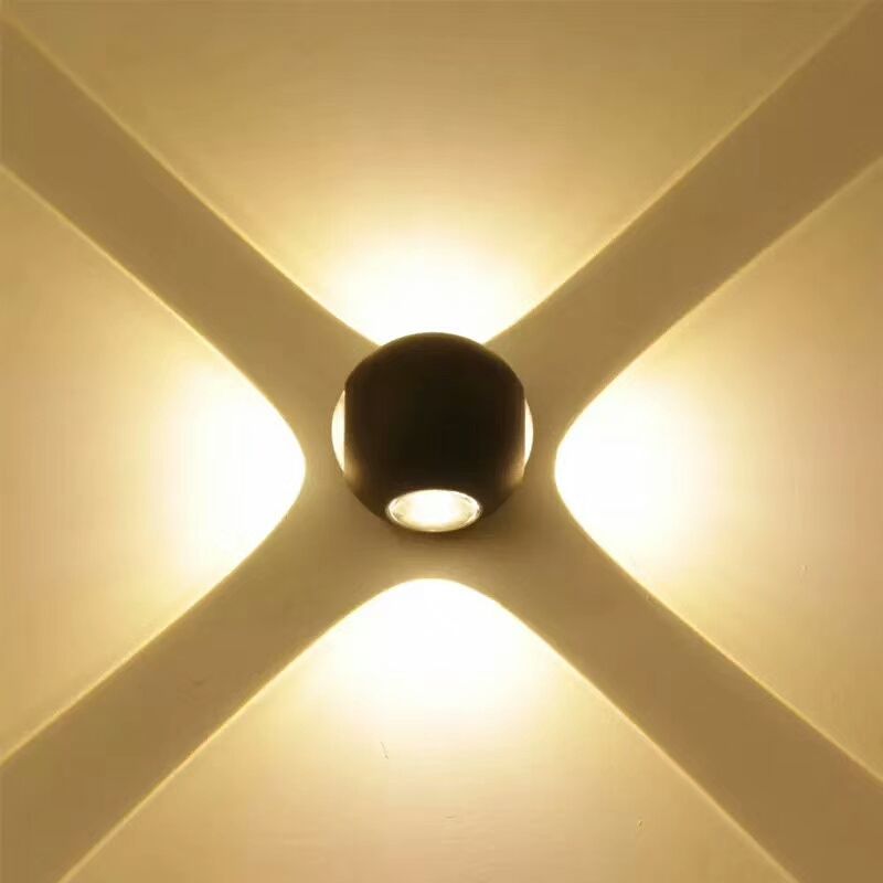 4W Kleine NIEUWE Collectie Ball Lights Outdoor Down Light Multi-color Lights Externe Wandlampen Armatuur LED Wandlamp LED Wall Lampen