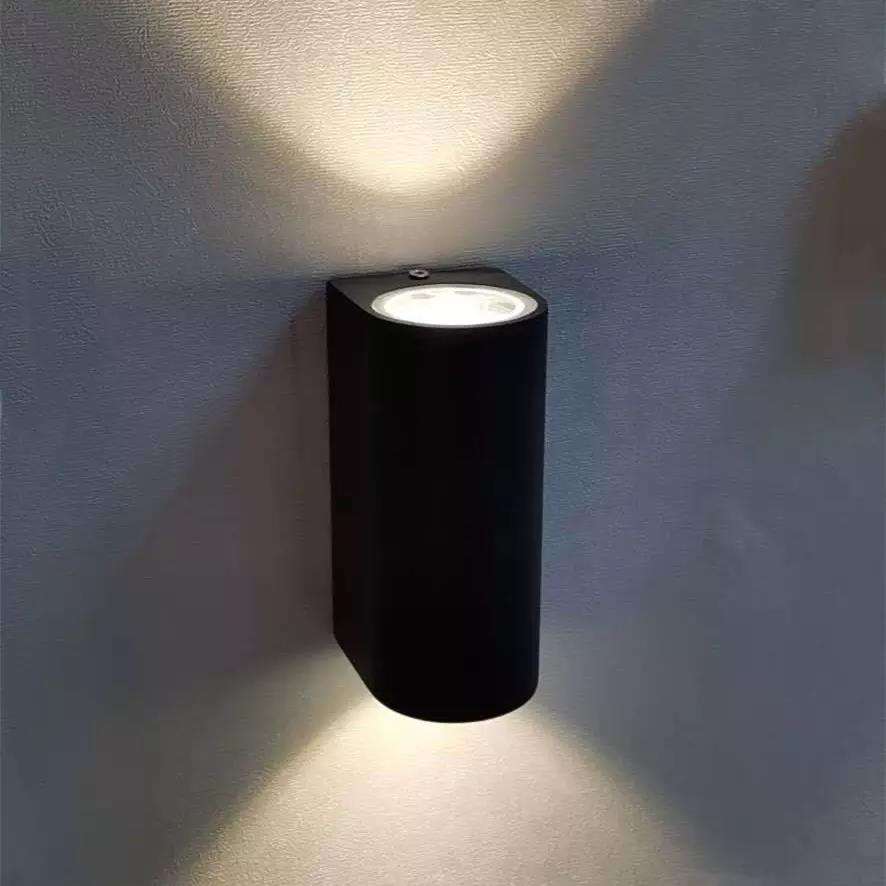 12W kolom dubbele kop waterdichte wandlamp Unieke nachtlamp IP65 waterdichte wandlamp voor tuindecoratie