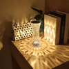 RGB Acryl Kristallen tafellamp biedt een creatieve sfeer decoratieve kleine nachtlamp Oplaadbare tafellamp