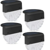 Warm Wit LED Solar Lamp Pad Trap Outdoor Tuinverlichting Zonne-energie Balkon Licht Decoratie voor Patio Trap Hek goederen