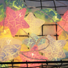 Star String Lights LED Christmas Garland Fairy Gordijn licht 2.5M Outdoor Indoor Voor Slaapkamer Home Party Bruiloft Nieuwjaar Decor