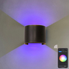 RGBW APP Controle Halfronde IP65 waterdichte wandlamp kleurrijke decoratieve slimme wandlamp