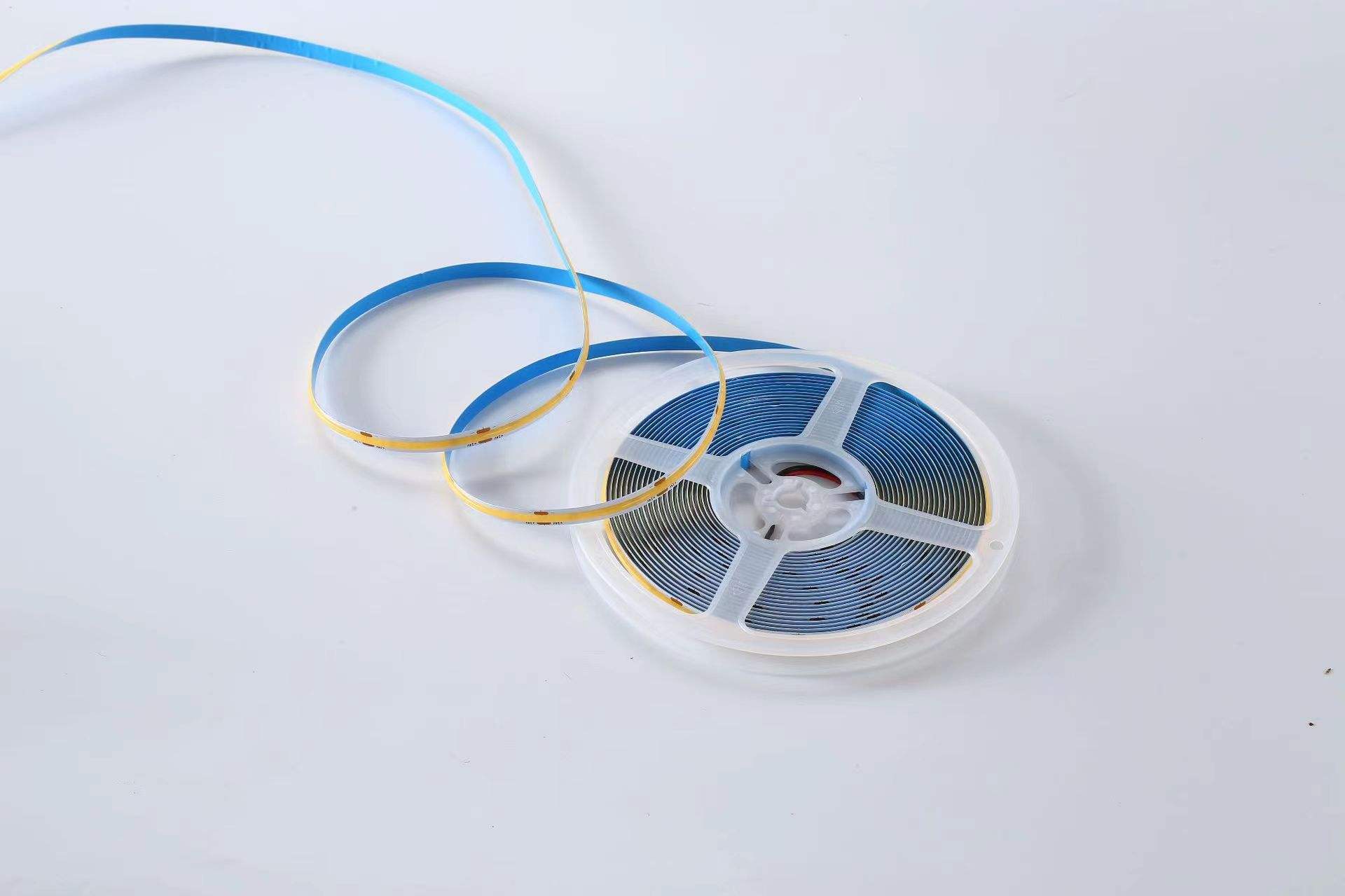 COB licht met 12V 24V lage druk zelfklevende zachte lichtstrip 2835 lijn flexibele magic led tweekleurige waterlichtstrip