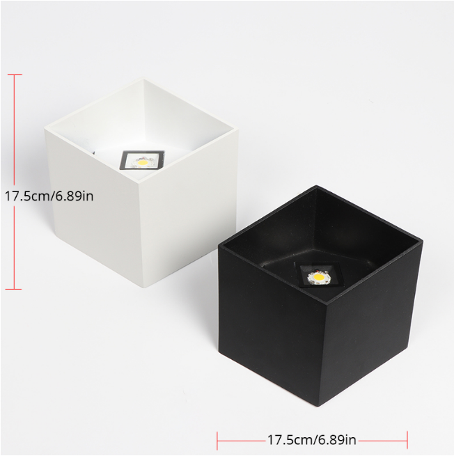Nieuwe 6W 12W COB Led Wandlamp Waterdichte Outdoor Op en neer Tuinverlichting met Fabrieksprijs Minimalistisch en Modern IP65