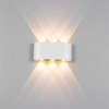 4W 6W 8W 10W 12W Ovale Up En Down Outdoor Waterdichte Wandlamp Gemonteerd waterdichte IP65 Buitenmuur Licht Veranda Tuin Licht