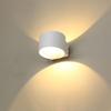 5W warm wit / koud licht Cirkel wandlamp voor binnendecoratie fleurt lichten op Zwart / witte LED-wandlamp omhoog en omlaag licht
