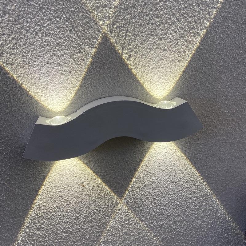 4W Waterdichte IP65 Wandlamp Nordic Eenvoudige Led Woonkamer Wandlamp Hotel Hal Gangverlichting Up en Down Light