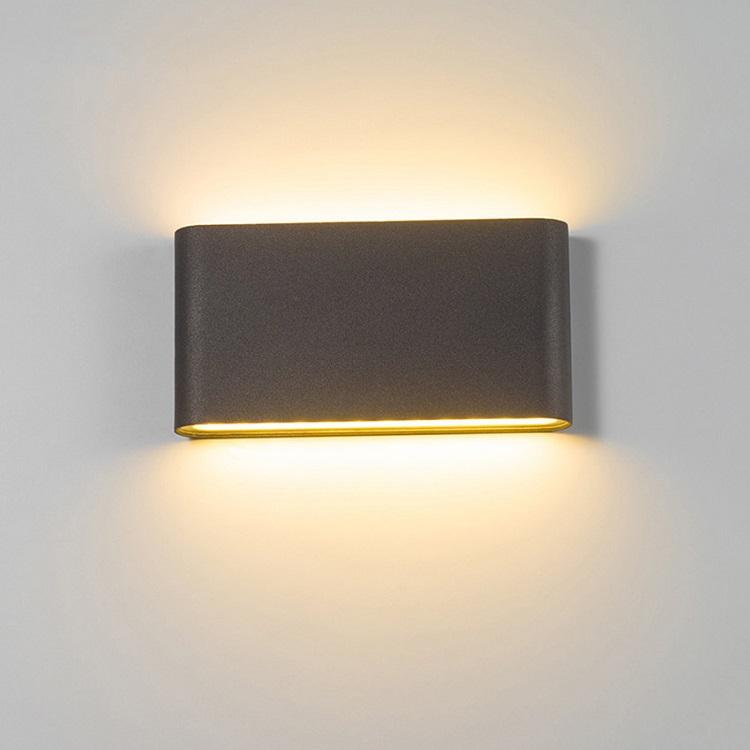 18W LED IP65 Buitenverlichting Moderne Wandlamp Binnen Waterdichte LED Wandlamp Woonkamer Licht vierkante led wandlamp