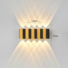 Wandlamp Mode Rechthoek Goud Zwart Licht omhoog en omlaag Lichtgevend Lichaam Lamp Verlichting Stijl Modern Kantoor Rohs Epistar Input Flux