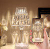 Crystal Led Lamp Touch Control Bureaulamp Crystal Desk Lamp RGB met Afstandsbediening Bureaulamp Crystal Charge LED Lamp Projector Romantisch 16 Kleuren Nachtlamp