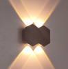Nieuwe Zwarte Waterdichte 4W 6W 8W Outdoor Wandkandelaar Up En Down Lights Wandmontage Diamantvormige Wandlamp