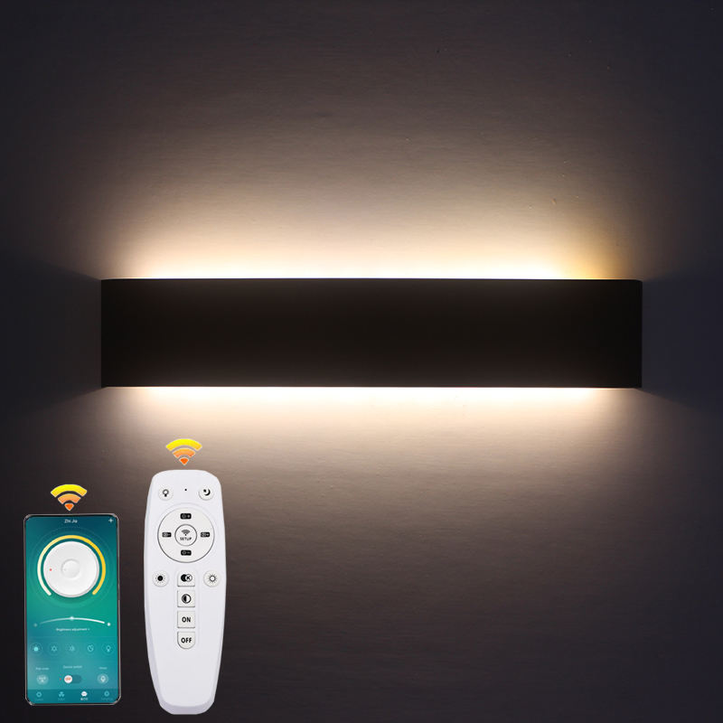 Smart led lamp up en down light 2.4G lange wandlamp met controller indoor wandlamp LED wandlamp drie kleurtemperatuur