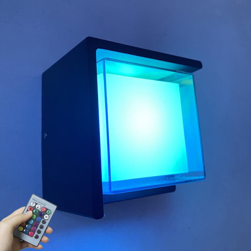 outdoor led wall IP65 Tuya graffiti smart APP controle kleurrijk dimmen waterdichte outdoor wandlamp modern licht buiten