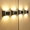 6LED Solar Lamp IP65 Waterdichte Buitenlamp Binnenplaats Wandlamp voor Tuin Villa Decoratie LED Tuin Wandlamp