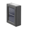 Buitenlampen op zonne-energie Waterdichte wandlampen Krachtige neerwaartse tuin Decoratieve straatlantaarns Thuistrap Verlichting op zonne-energie