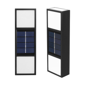 6LED Solar wandlamp IP65 buiten waterdichte binnenplaats licht tuin villa buiten muur waslamp wandlamp