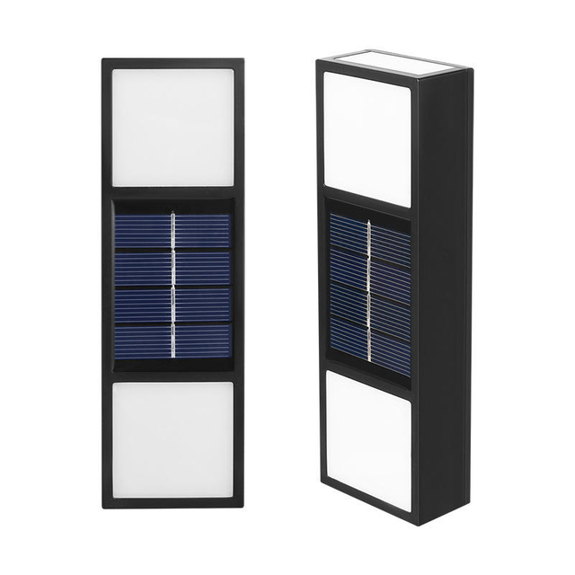6LED Solar wandlamp IP65 buiten waterdichte binnenplaats licht tuin villa buiten muur waslamp wandlamp