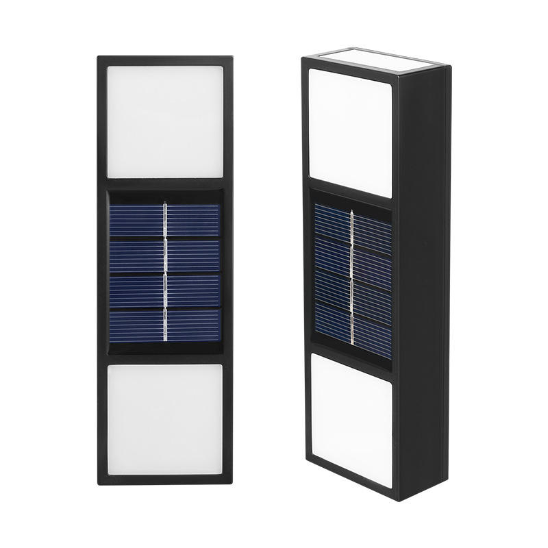 6LED Solar wandlamp IP65 buiten waterdichte binnenplaats licht tuin villa buiten muur waslamp wandlamp