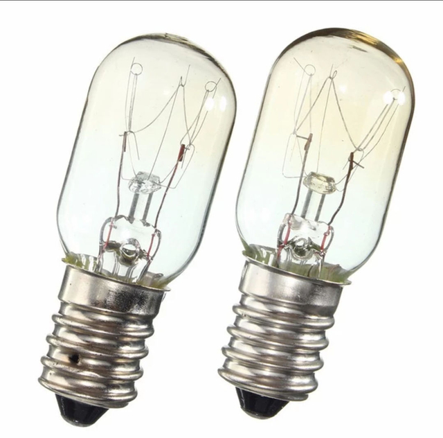 AC220 230V Edison Lamp E14 SES 15W 25W Koelkast Koelkast Gloeilamp Wolfraam Gloeilamp Lampen Warm wit Plafond Spotlight