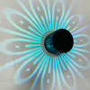 3W RGB wandlamp Bloem Wandlamp Afstandsbediening nachtlampje Wandmontage Spiraalgat LED mooie decoratieve wandlamp Licht