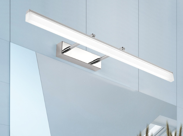 LED-verlichting Aluminium spiegelkoplampen 9 W instelbare hoek draaibaar drie kleurtemperatuur wandlampen badkamerverlichting voor binnen