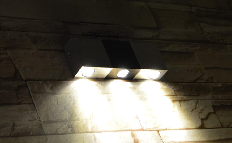 3W Led Aluminium Wandlamp Vierkante Wandkandelaar Restaurant Woonkamer Slaapkamer Nachtkastje Indoor Rechthoekige Wandlamp