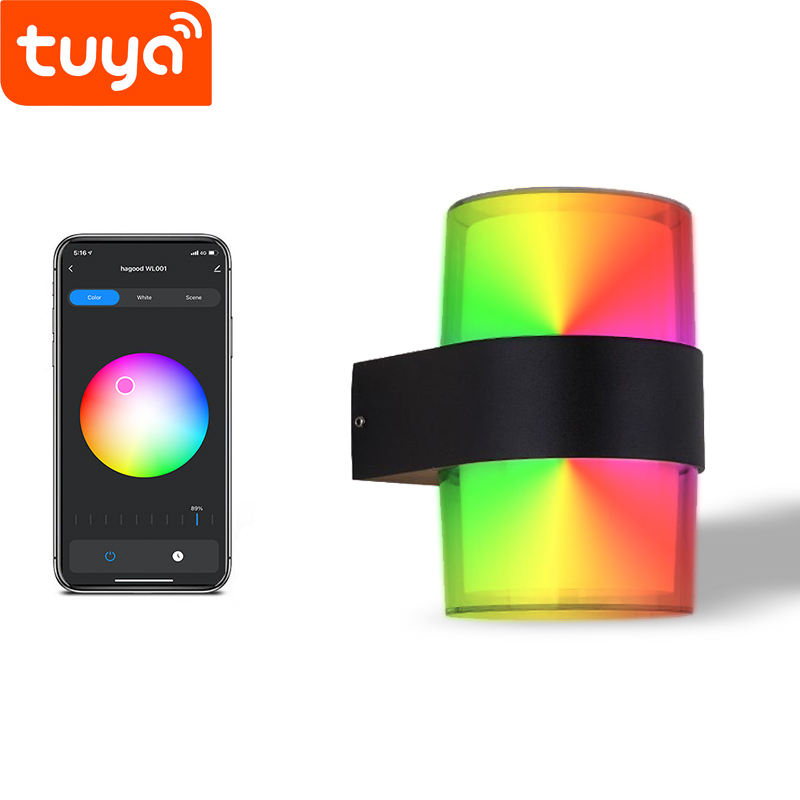 Tuya WIFI Smart Voice Control RGBW Dimbare LED Plafondlamp Ronde Plafondlamp Werk Met Google Home APP controle fabrieksprijs