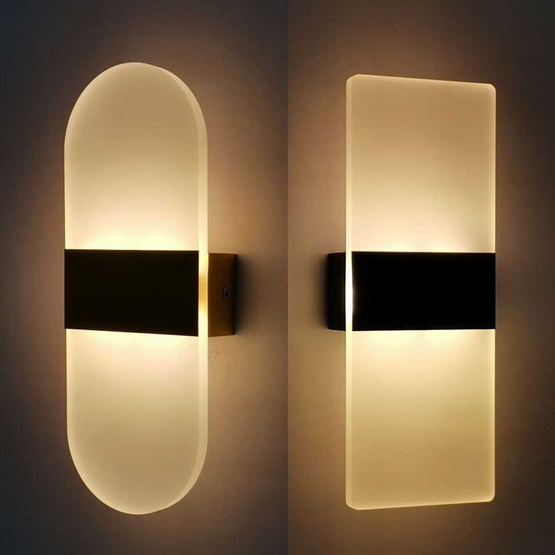 6w Acryl Wandkandelaar Piano Toetsen Wandlamp Voor Woonkamer Badkamer Slaapkamer Licht Armatuur 85-265V Nachtlampje