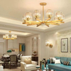 70W Hanglamp eetkamer kroonluchter foyer kroonluchter Zwart Led Nordic Design Aluminium Moderne Lichtgevende Lamp Verlichting Woonkamer Pakkamer