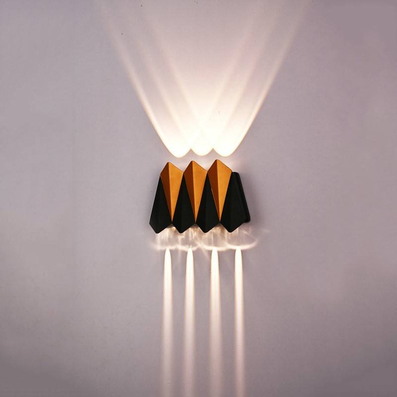 LED Outdoor Waterdichte Wandlamp Moderne Creatieve IP65 Hotel Villa Woonkamer Achtergrond Wandlamp