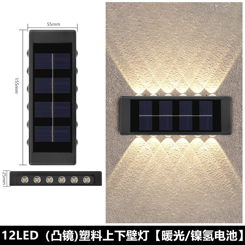 Groothandel gangpad balkon muur plug nachtlamp aangepaste tuin geleid landschap licht buiten zonne-waterdichte wandlamp